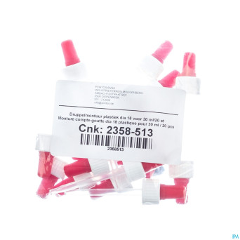 Compte-gouttes monture    30ml 20 pontos