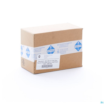 Flacon brun obus + caps    30ml 30 pontos