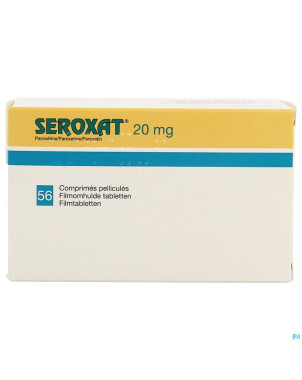 Seroxat pi pharma comp 56 x 20 mg pip