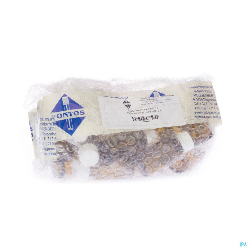 Flacon anticors spatule    15ml 20 pontos