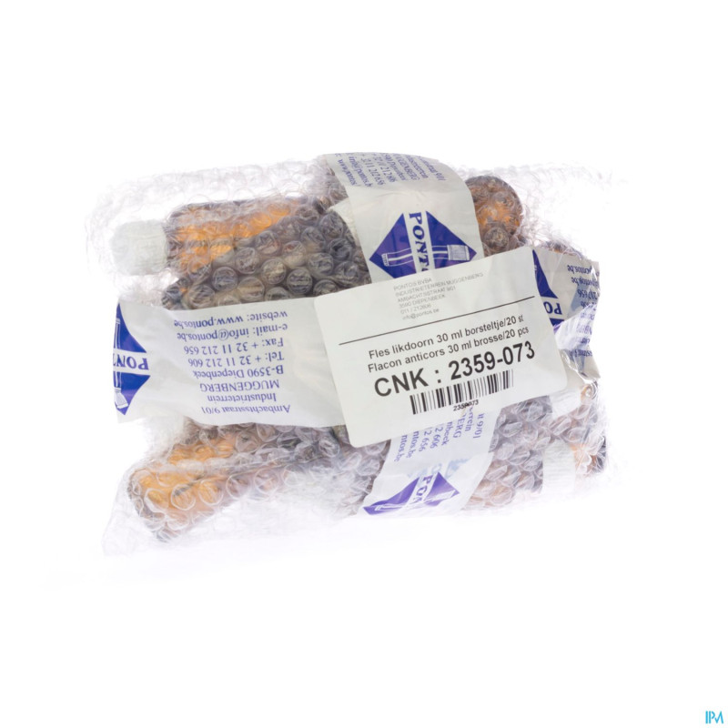 Flacon anticors brosse    30ml 20 pontos