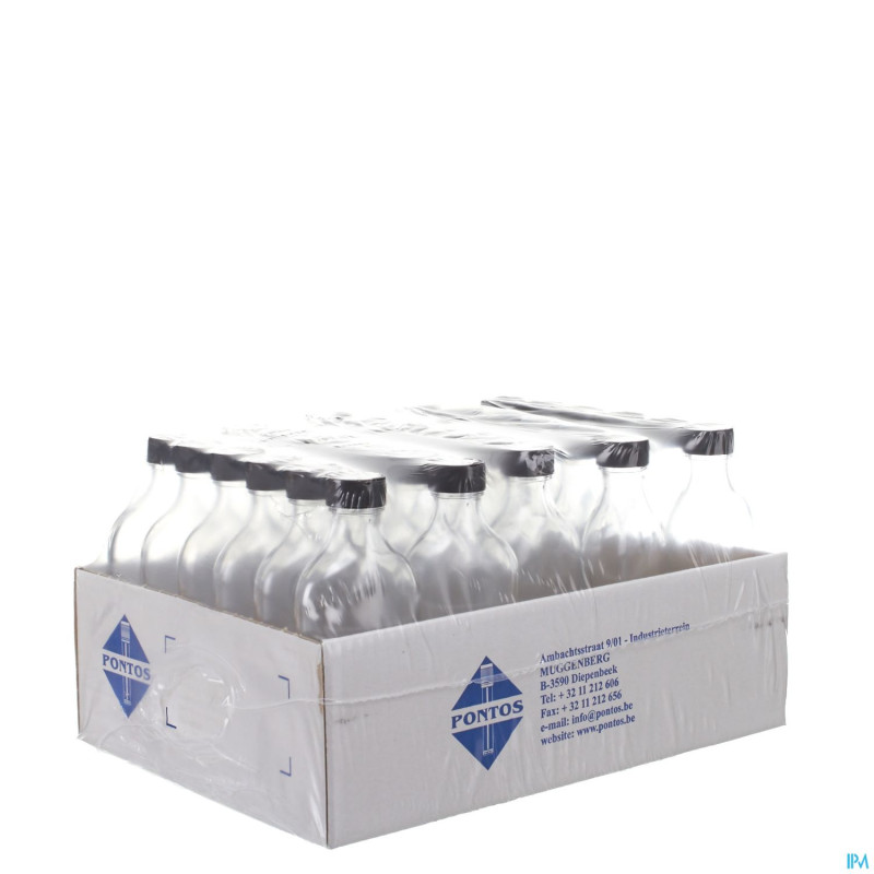 Flacon blanc ovale + caps    200ml 30 pontos