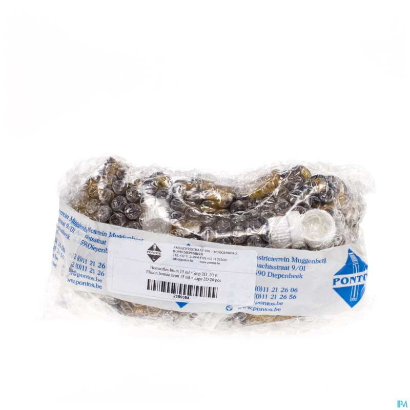 Flacon homeo + caps 2d    15ml 20 pontos