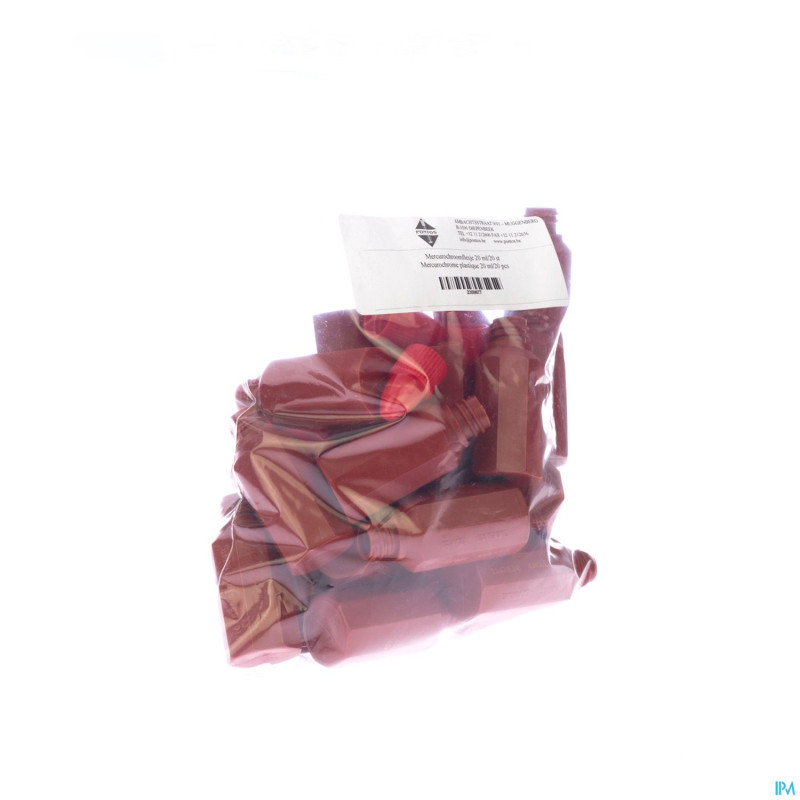 Flacon plast mercurochrome    20ml 20 pontos