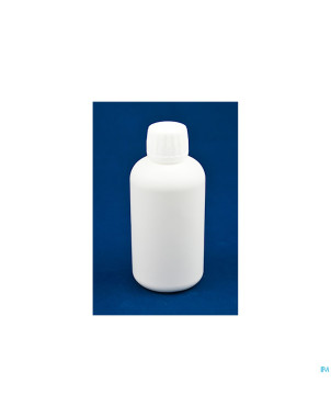 Flacon plast hd-pet blanc+caps    250ml 10 pontos