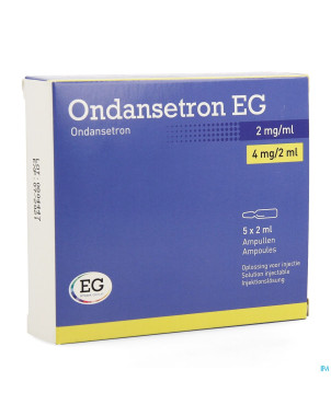 Ondansetron eg 4 mg amp sol inj 5x2ml 2mg/ml