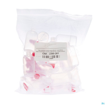 Flacon plast ld-pet pointe    60ml 20 pontos