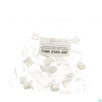 Flacon shampoo pet rond    150ml 20 pontos