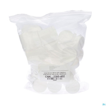 Snap-secure plastique    100ml 20 pontos