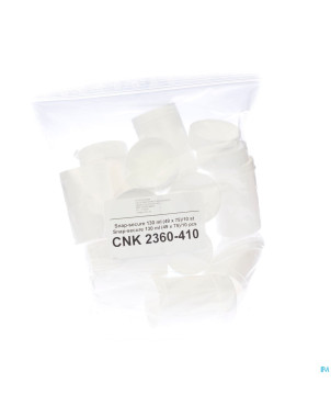 Snap-secure plastique    130ml 10 pontos
