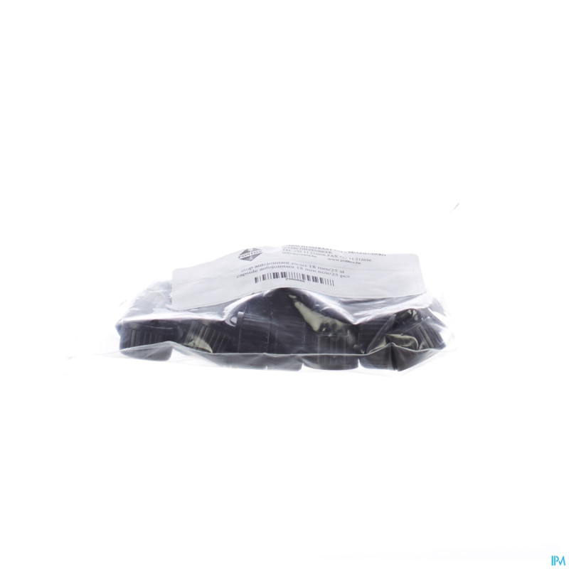 Capsule autojointant noir    18mm 25 pontos