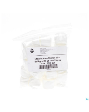 Capsule homeo    28mm 25 pontos