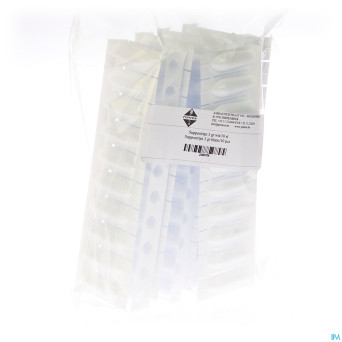 Suppostrip plastique    3g 10 pontos