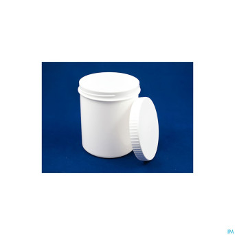 Pommadier blanc + couvercle    500ml 10 pontos