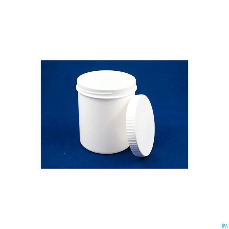 Pommadier blanc + couvercle    500ml 10 pontos