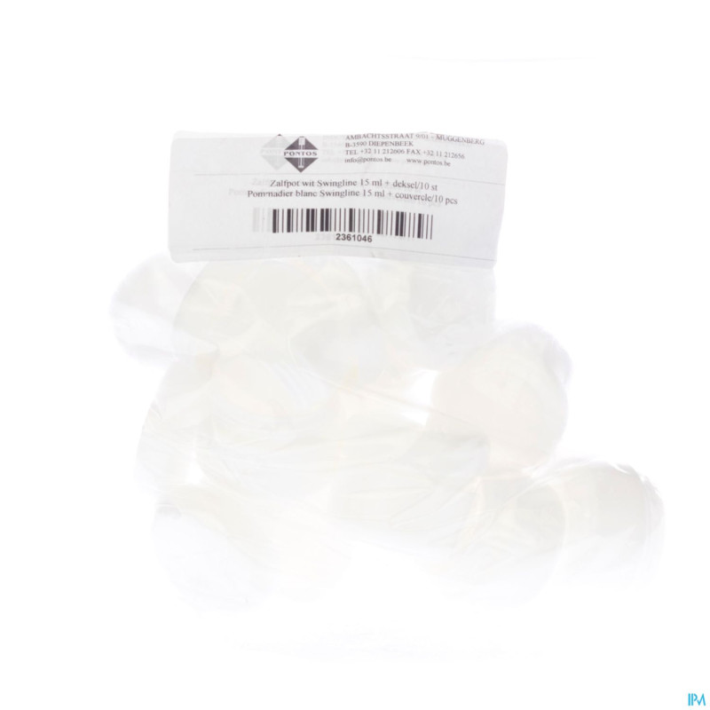 Pommadier swingli + couvercle    15ml 10 pontos