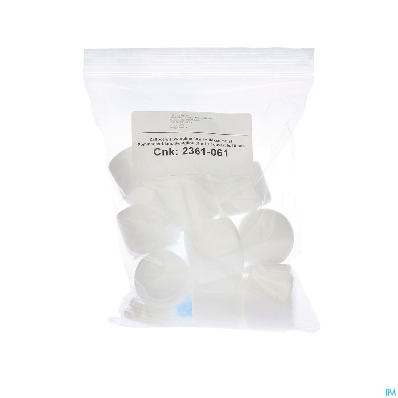 Pommadier swingli + couvercle    30ml 10 pontos