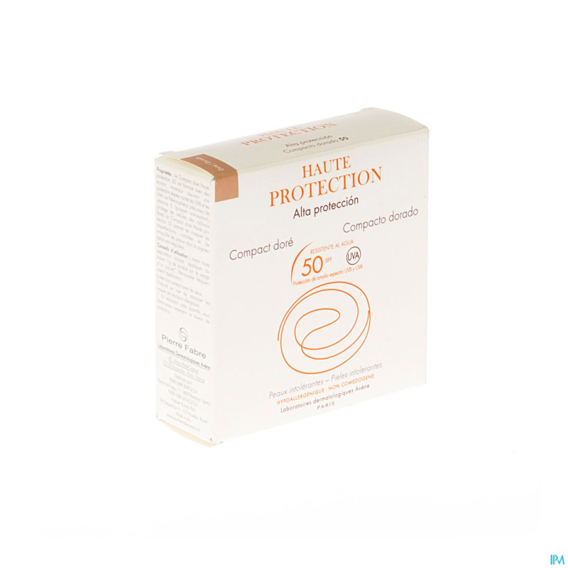 Avene solaire compact teinte p.intol.ip50 dore 10g