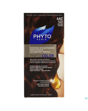 Phytocolor 6ac blond fonce acajou cuivre