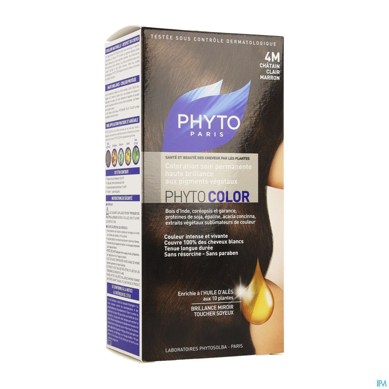 Phytocolor 4m chatain clair marron