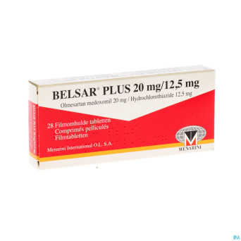 Belsar plus 20 mg/12,5 mg comp pell 28