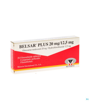 Belsar plus 20 mg/12,5 mg comp pell 28
