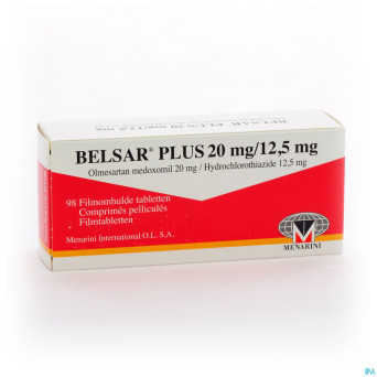 Belsar plus 20 mg/12,5 mg comp pell 98