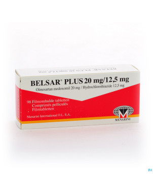 Belsar plus 20 mg/12,5 mg comp pell 98