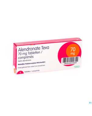 Alendronate teva 70 mg comp  4 x 70 mg