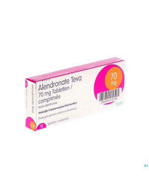 Alendronate teva 70 mg comp 12 x 70 mg