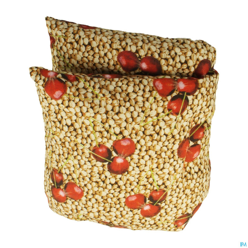 Coussin noyaux cerises axamed nuque-epaule 40x50cm