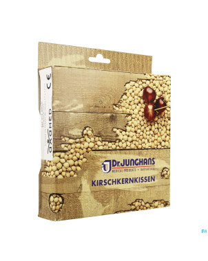 Coussin noyaux cerises axamed 17x17cm