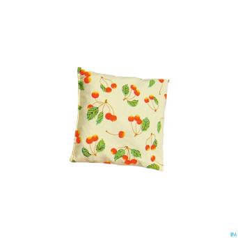 Coussin noyaux cerises axamed 17x17cm