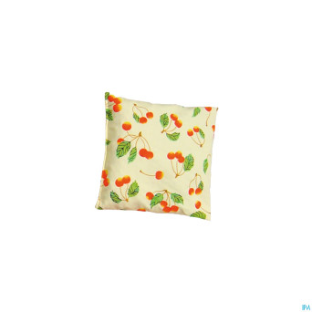 Coussin noyaux cerises axamed 17x17cm