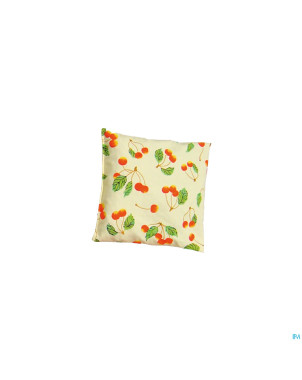 Coussin noyaux cerises axamed 17x17cm
