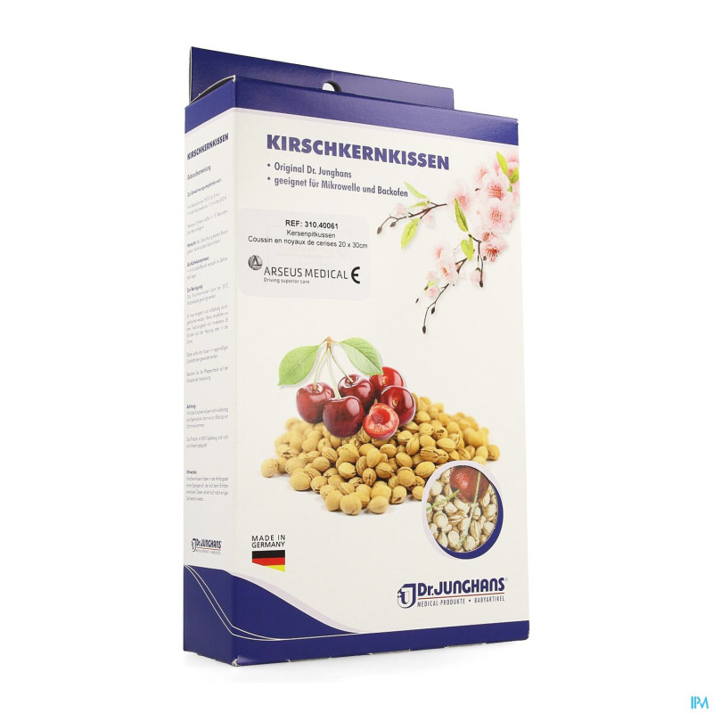 Coussin noyaux cerises axamed 20x30cm