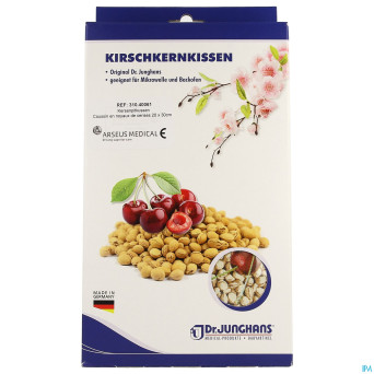 Coussin noyaux cerises axamed 20x30cm