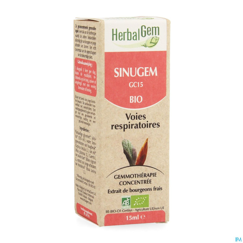 Herbalgem sinugem complex voies respir. gutt 15ml