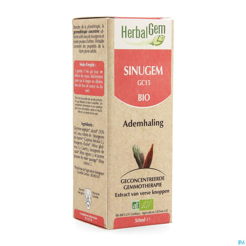 Herbalgem sinugem complex voies respir. gutt 50ml