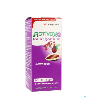 Activox sirop pelargonium myrtille 150ml