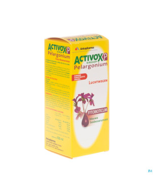 Activox sirop pelargonium myrtille 150ml