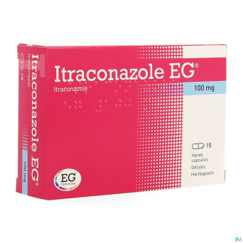 Itraconazole eg 100 mg caps  15