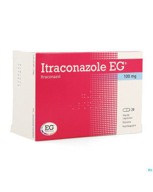 Itraconazole eg 100 mg caps  28