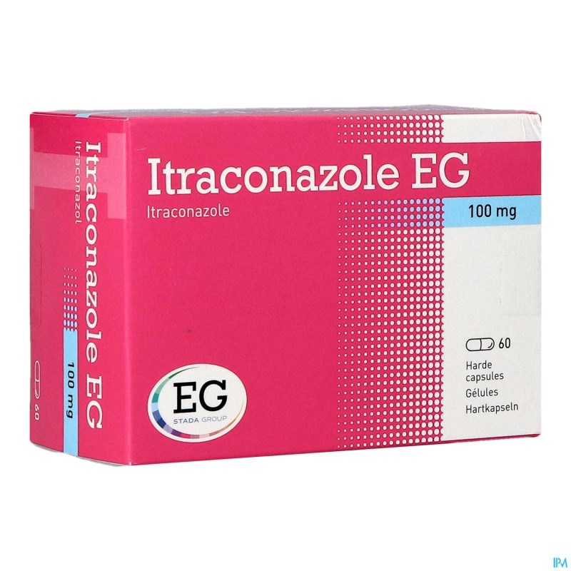 Itraconazole eg 100 mg caps  60