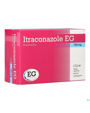 Itraconazole eg 100 mg caps  60