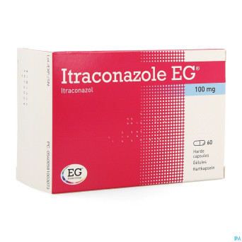 Itraconazole eg 100 mg caps  60