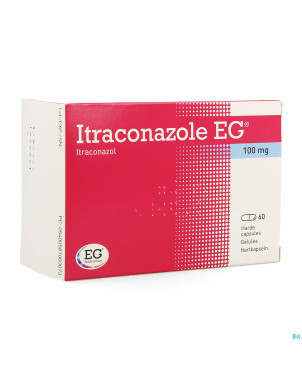 Itraconazole eg 100 mg caps  60