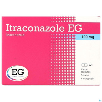 Itraconazole eg 100 mg caps  60