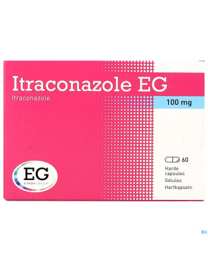 Itraconazole eg 100 mg caps  60