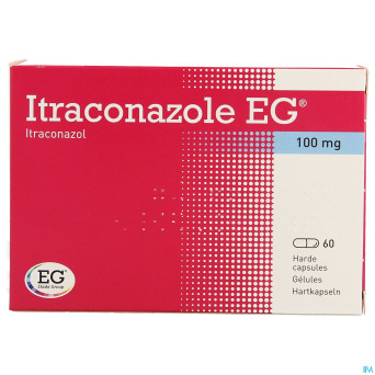 Itraconazole eg 100 mg caps  60